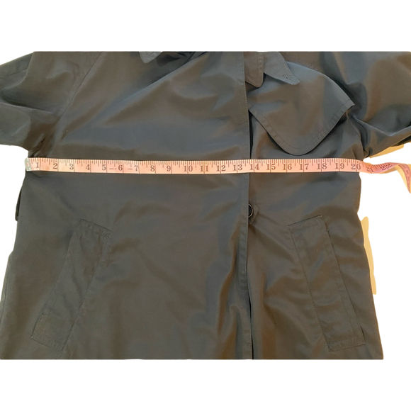 Zara basic dark brown double breasted trench coat- medium- - Picture 6 of 16